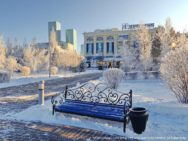 Фото зима в казахстане