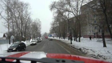 Photo of В Кокшетау горит автомобиль