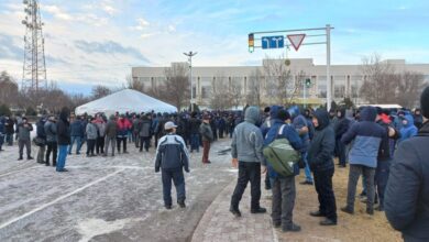 Photo of Что происходит на площади Ынтымак в Актау 4 января