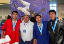 Photo of Акмолинец выиграл кубок Казахстана по борьбе на поясах