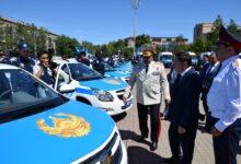Photo of В честь праздника полицейским Акмолинской области вручили ключи от служебных автомашин