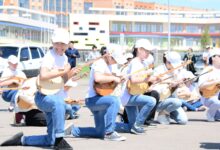 Photo of В Кокшетау 2 тысячи домбристов одновременно исполнили кюи казахских народных композиторов