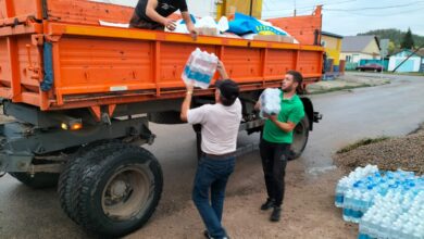 Photo of Акмолинским областным филиалом партии «AMANAT» продолжается работа по оказанию гуманитарной помощи пострадавшим от пожара