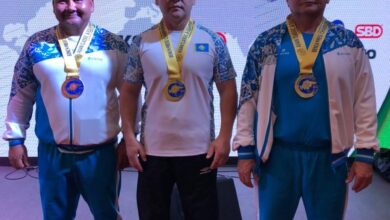 Photo of Акмолинские ветераны завоевали медали на чемпионате Азии по жиму лежа