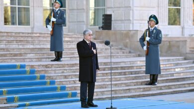 Photo of Касым-Жомарт Токаев принял участие в церемонии поднятия Государственного флага