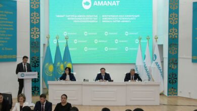 Photo of Состоялась внеочередная XXXVI конференция Акмолинского регионального филиала партии «AMANAT»