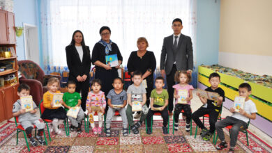 Photo of Кокшетауским воспитанникам детского сада презентовали книгу — сказку о налогах