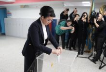 Photo of Салтанат Турсынбекова проголосовала на выборах президента